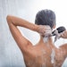 Woman Washing Shampoo Suds Wet Hair Shower Adobe Stock 213497563