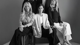 Front row, from left: Christi Hucks, Katelyn Rousselle and Katya Johnson; back row, from left: Mia Davis and Steve Raack.