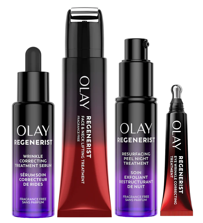 'The OLAY Regenerist Treatments collection was inspired by some of the most sought-after cosmetic procedures, including in-office injectables and invasive lifting surgeries, which have shaped consumer expectations around visible skin transformation,' says P&G's Rolanda Wilkerson, Ph.D.