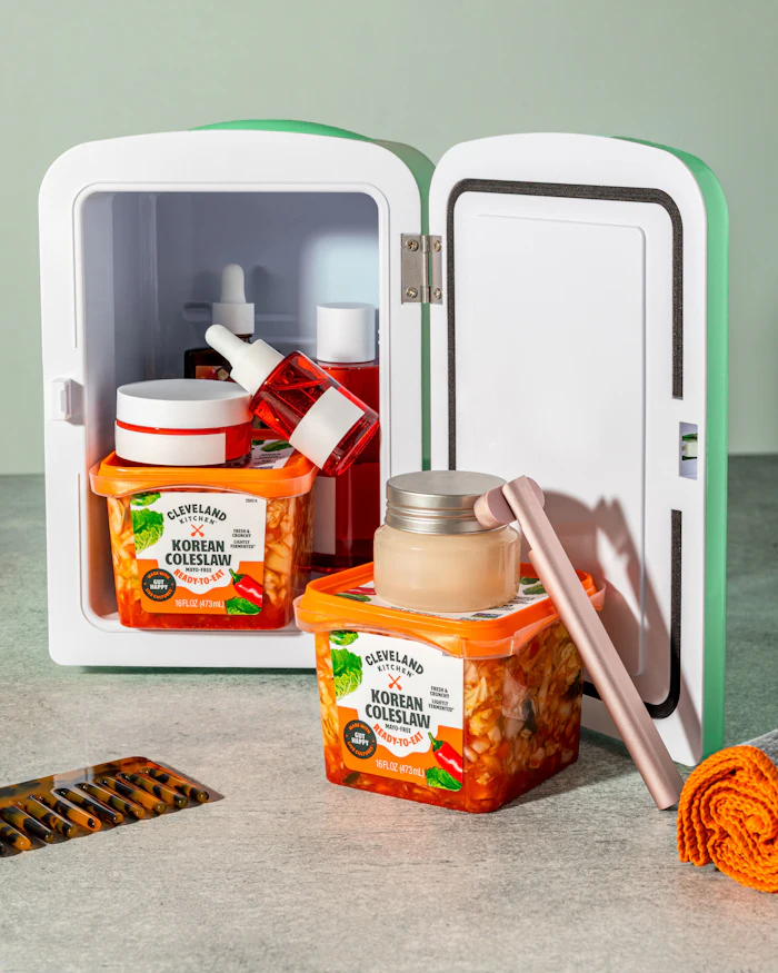 Cleveland Kitchen is helping normalize cross-category functionality, where food supports visible outcomes like skin radiance, not just internal health.