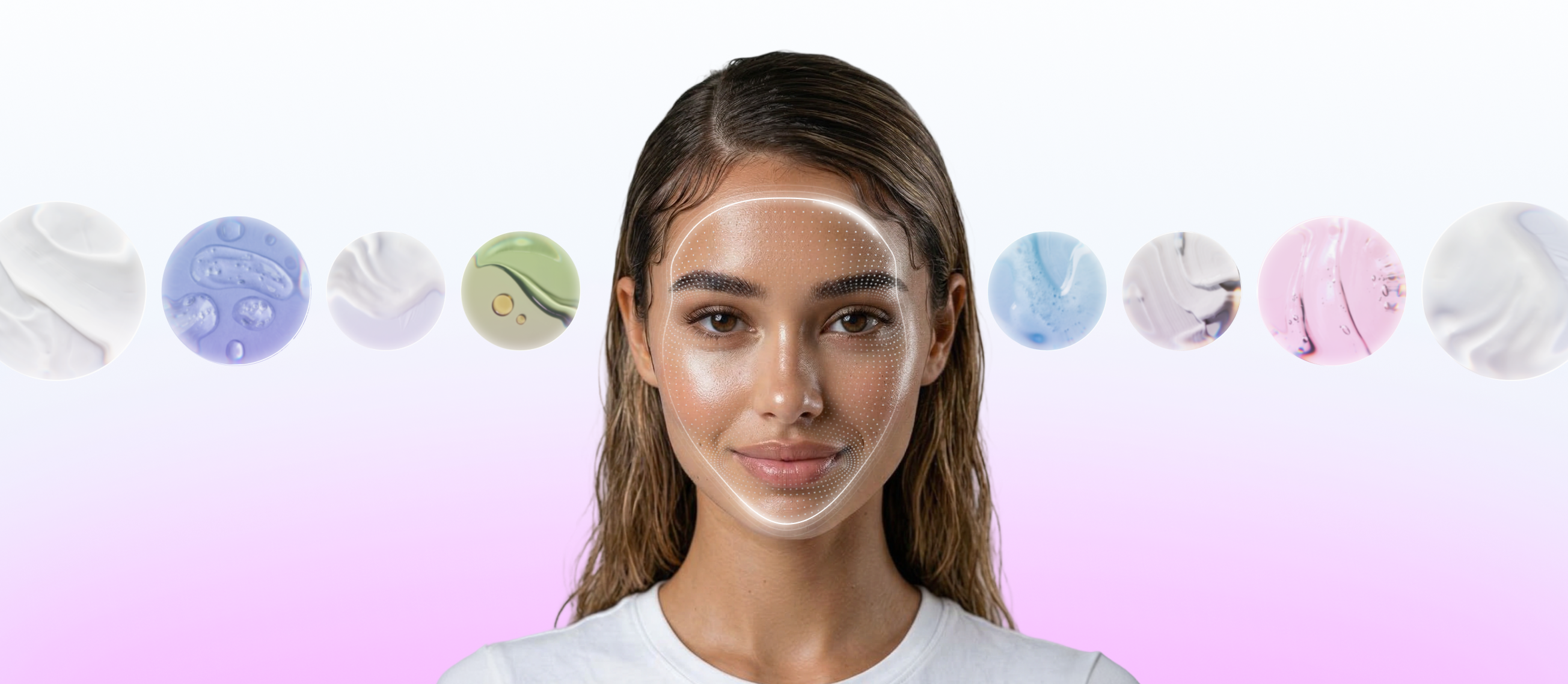 Haut.AI, which also exhibits independently at the show, is doubling down on its AI toolkit with Skin.Chat for conversational product discovery, its latest Face Analysis 3.0 engine (pictured) and expanded SkinGPT simulation capabilities.