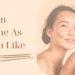 Two smiling women with glowing skin against a warm beige background with text 'Skin Tone As You Like'