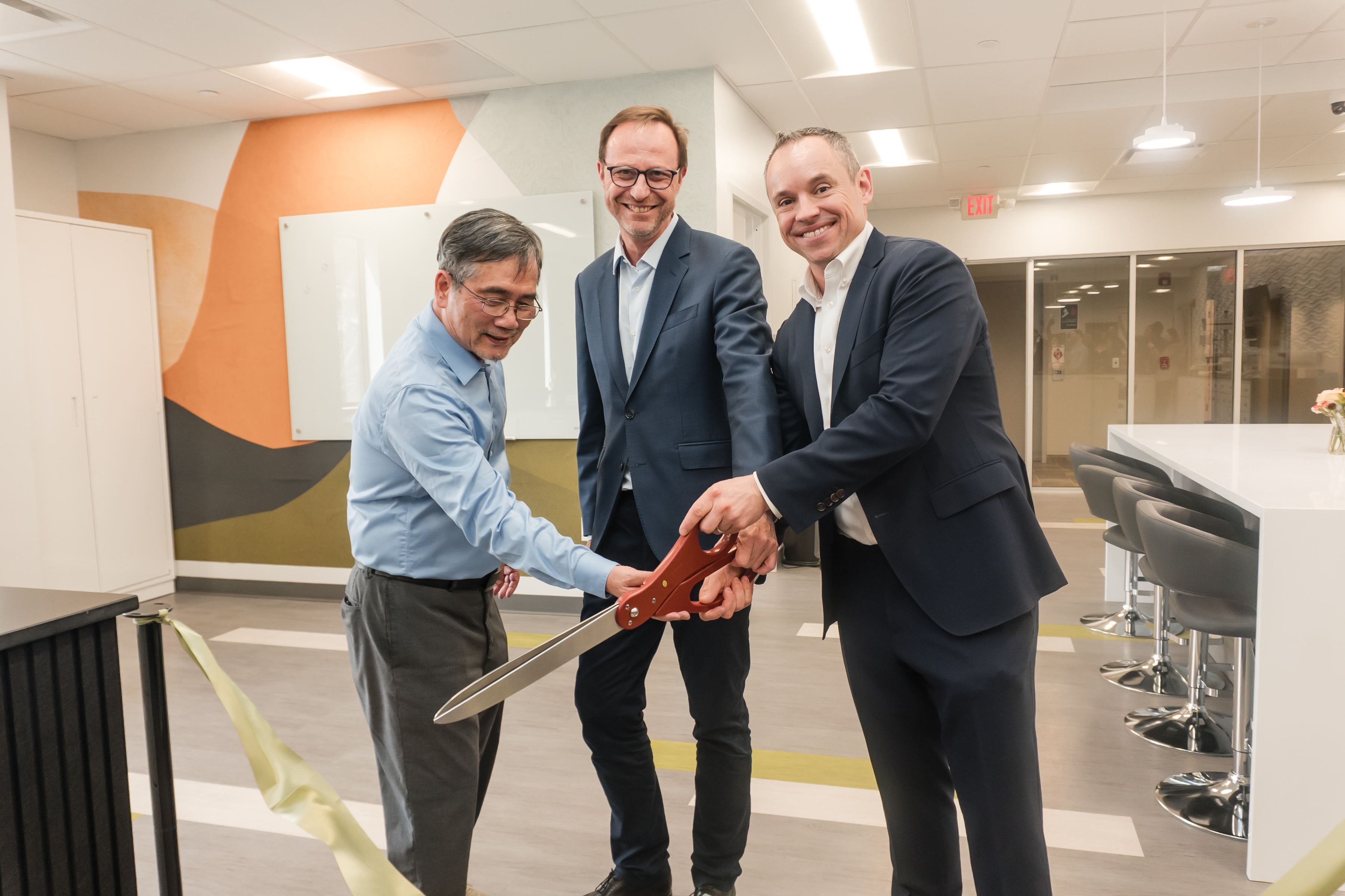 Darren Fritschy, CEO of Solabia USA, Inc. (at right), described the opening as a 'pivotal milestone' that brings together the combined strengths of Solabia and Applechem under one roof.