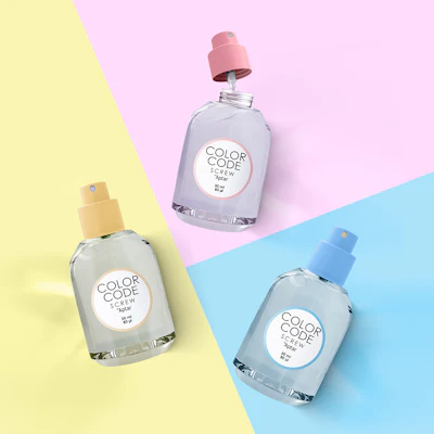Aptar's Color-Code fragrance pump is a refillable, screw-on plastic solution that prioritizes versatility and ease of use while enabling extensive visual customization.