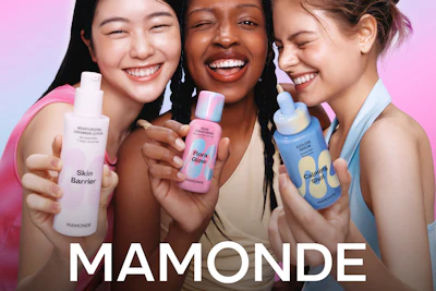 Amorepacific-owned Mamonde launched exclusively through Amazon Premium Beauty targeting Gen Z consumers with digitally driven floral skin care positioning.