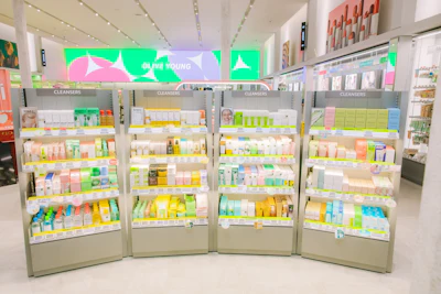 Olive Young appears intent on competing aggressively on all four fronts. Its U.S. strategy includes a three-tier membership program, rotating merchandising campaigns, retailer-led sampling initiatives, and synchronized online-offline rewards. T