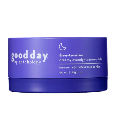 Five-to-Nine ($32) is an overnight recovery balm combining squalane, kakadu plum and peptides to replenish moisture, support skin renewal and improve radiance by morning.