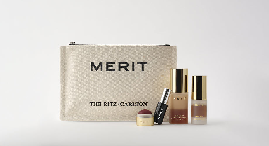 Merit is making its debut in luxury hospitality through an exclusive collaboration with The Ritz-Carlton&mdash;the beauty brand's first hospitality partnership and the hotel group's first beauty collaboration.