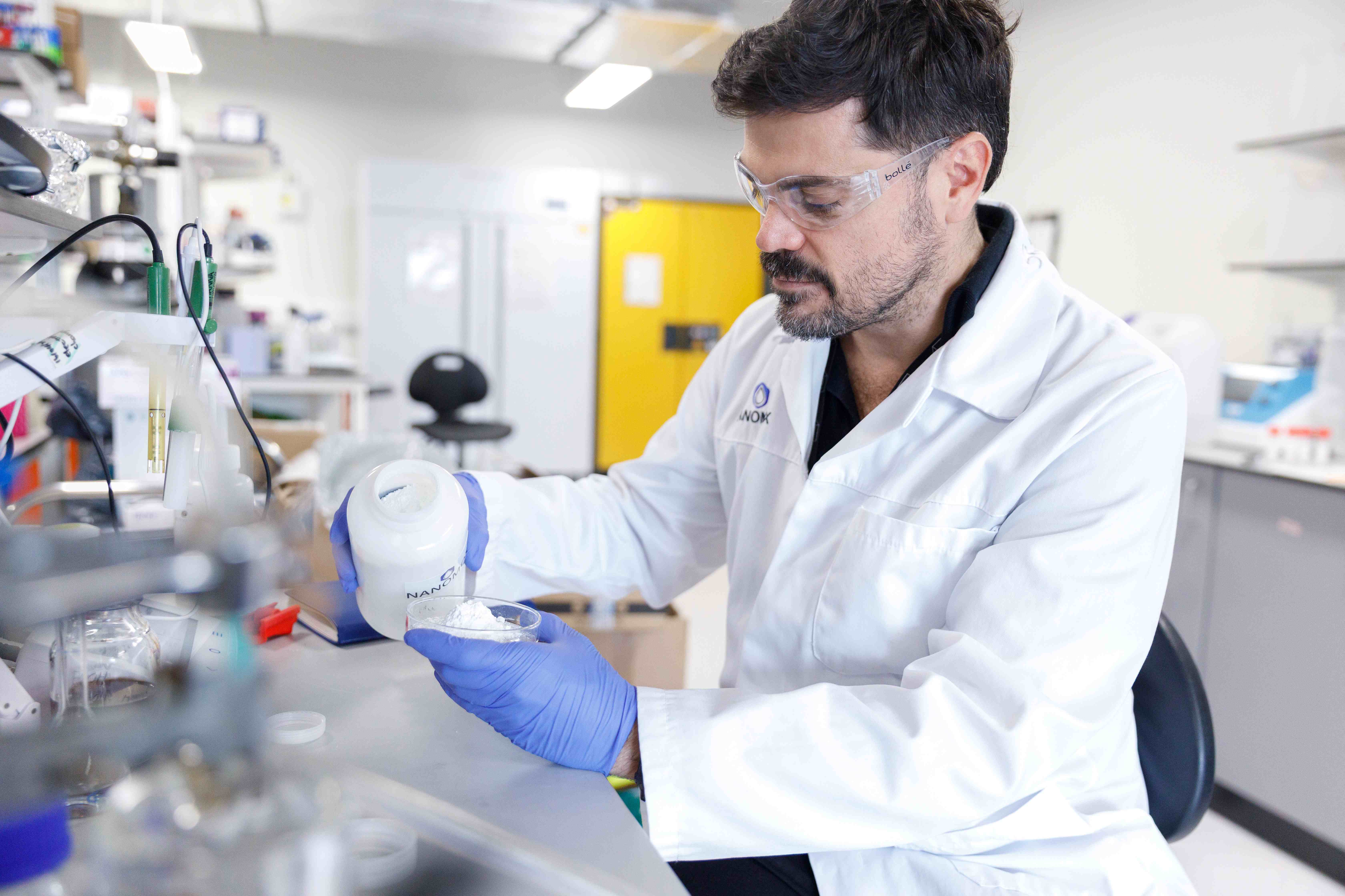 The company was founded in 2020 as an Imperial spinout based on research by CEO Francisco Malaret, Ph.D. (pictured); its new facility is designed to support both commercial manufacturing and continued R&D.