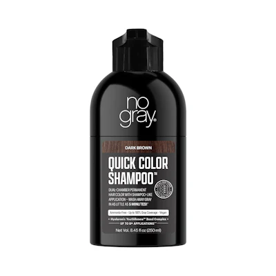 No Gray is tackling the time and mess associated with permanent color through Quick Color Shampoo