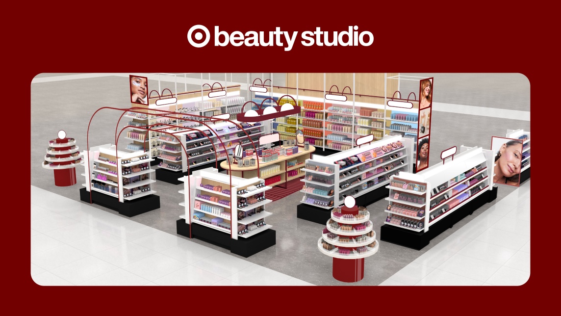 The Studio will feature more than 80 global, prestige and emerging brands, including more than 60 that are new to Target shoppers, spanning skin care, hair care, fragrance and cosmetics. The assortment will also include exclusive launches available only at Target.